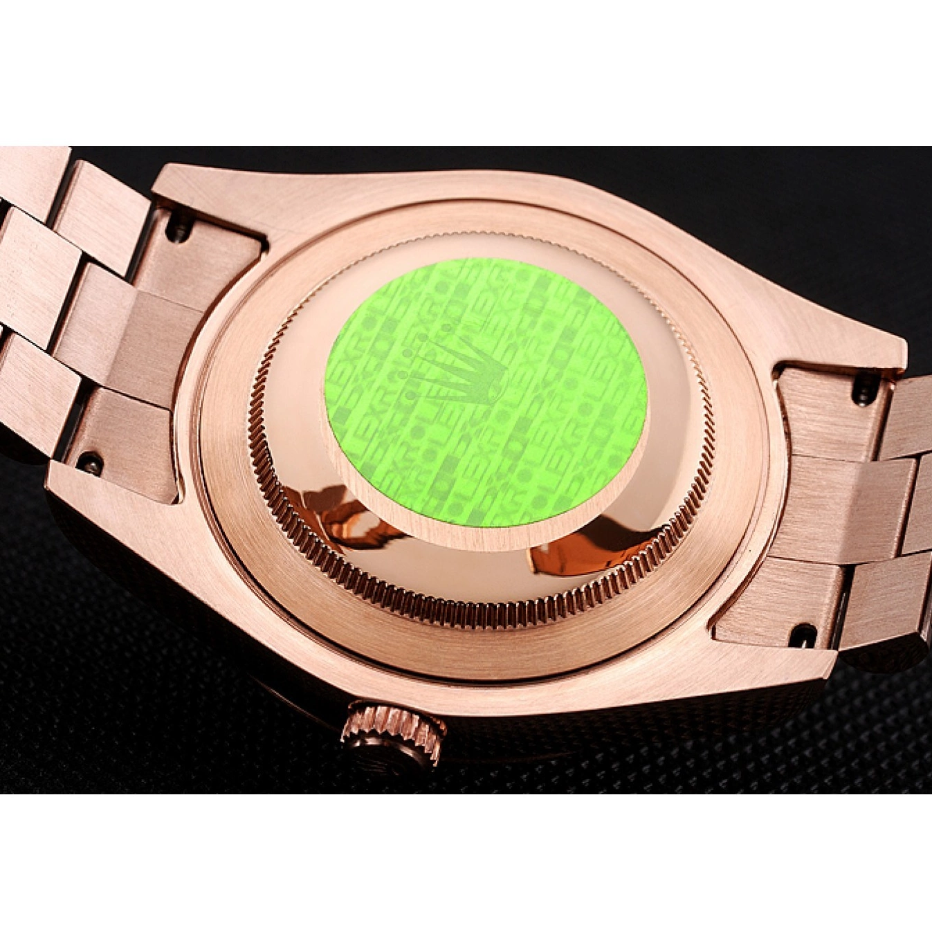 Best AAA Replica Sites Day Rolex Case Etched Gold Gold Rose Rose Date And Bracelet Swiss 40 Dial 0815